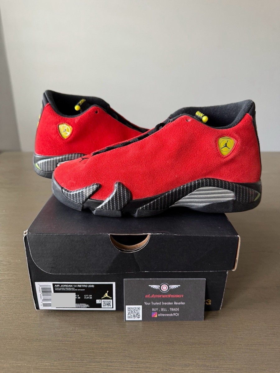 Air Jordan 14 Retro Ferrari 2025 GS sizes Ships Now | eBay