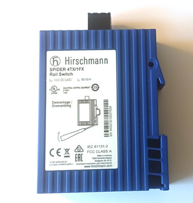 Hirschmann Spider 4TX/1FX Rail  Ethernet Switch