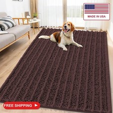 Smiry Dog Door Mat for Muddy Paws 71x46, Absorbs Moisture and Dirt Doormat