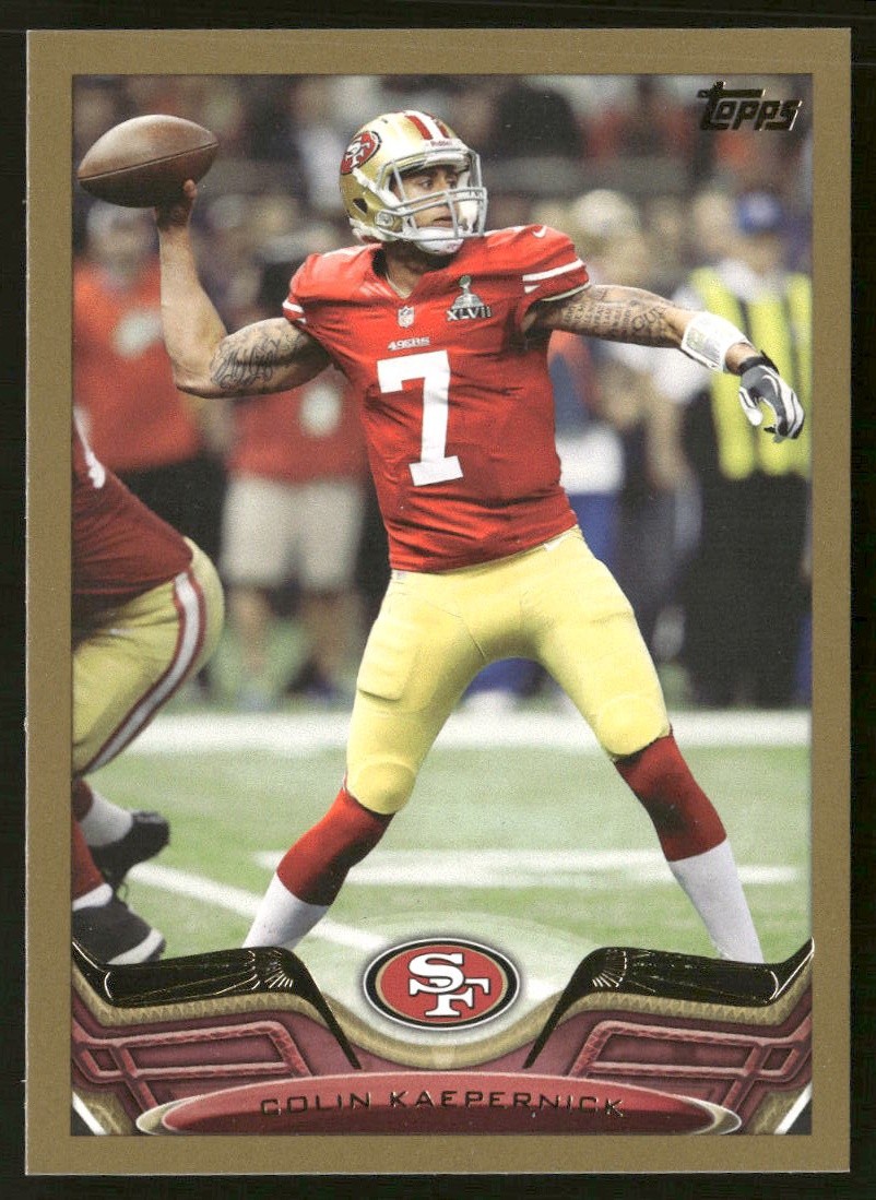 Colin Kaepernick 2013 Topps Gold #336 #/2013 - San Francisco 49ers