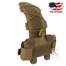 KRYDEX  Helmet Counterweight Pouch Helmet Battery Pouch Cover Coyote Brown