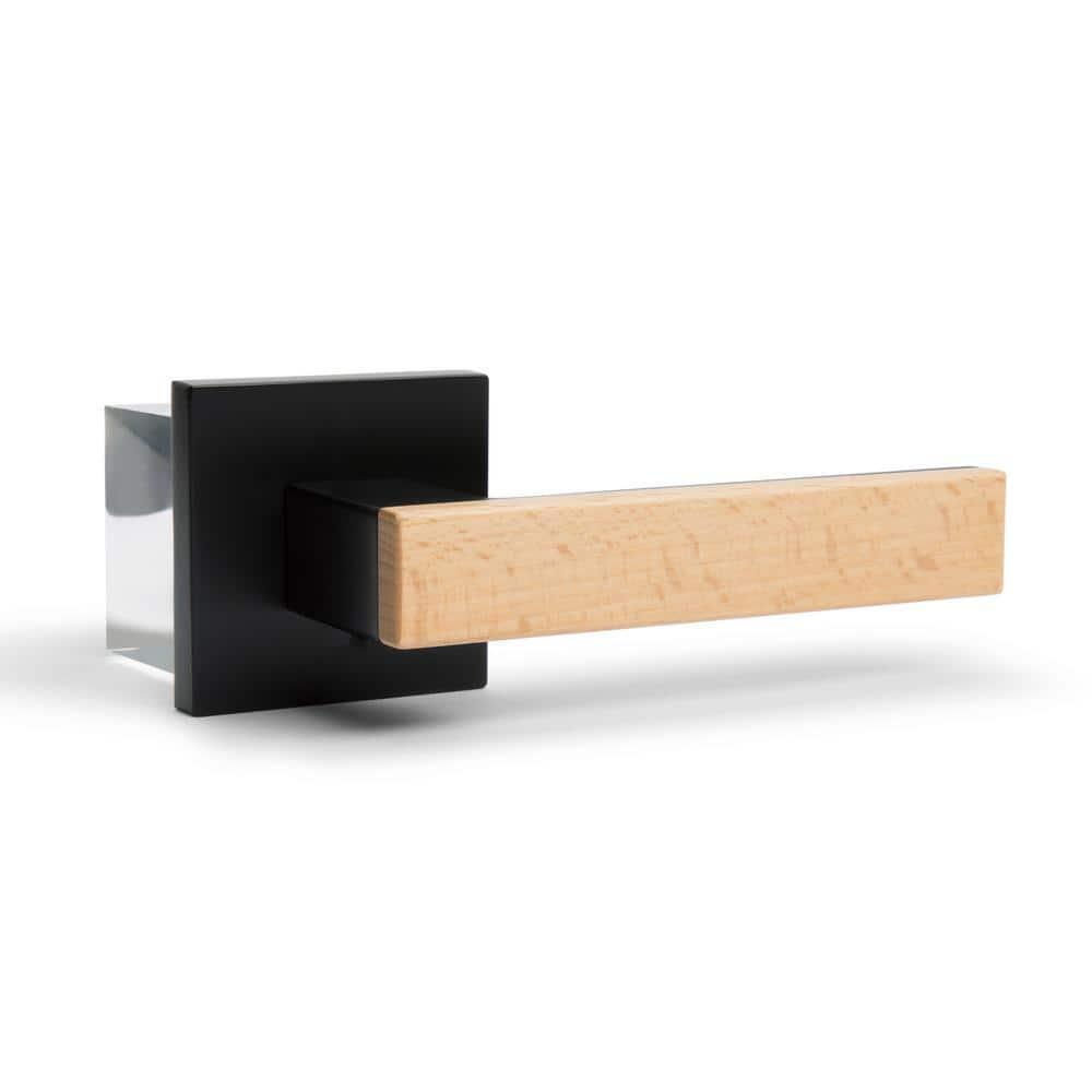 McBowery Privacy Door Handle Matte Black Modern Privacy Bath/Bedroom Left-Handed-image