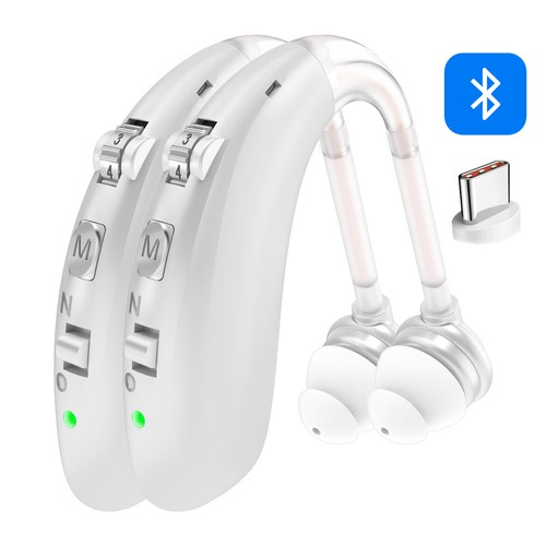 BTE Amplificatore apparecchio acustico Bluetooth con batteria ricaricabile - Foto 9 di 23