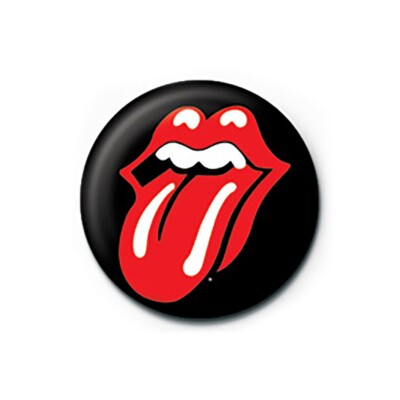 The Rolling Stones Lips  Anstecker Button Pin Abzeichen Geschenk