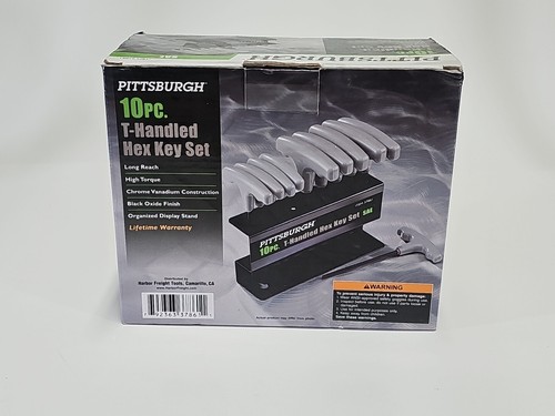 10 Pc SAE T-Handle Hex Key Set - Picture 3 of 5