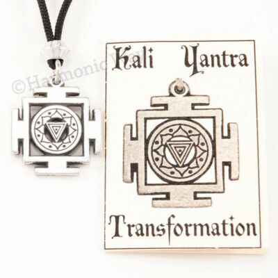 KALI YANTRA Necklace Hindu Goddess Pendant Transformation amulet