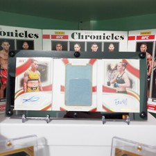 2023 Panini Immaculate UFC Erin Blanchfield Jessica Andrade Jumbo Booklet /25