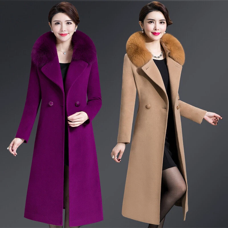 Cashmere winter coat womens sale