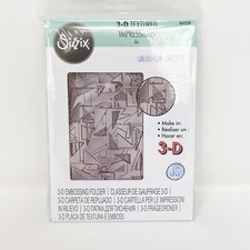 Sizzix 3-D Textured Impressions Doodle Triangles Cutting Dies 664528 NEW