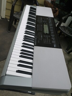 Casio Wk-220 Keyboard Electric Piano Portable Stand Power