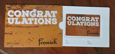 FENWICK UK GESCHENKKARTE MIT ORDNER. KEIN WERT. SAMMLERSTÜCK KONVOLUT 4