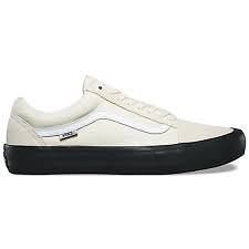 vans old skool pro white black