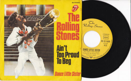 The Rolling Stones ‎-Ain't Too Proud To Beg / Dance Little Sister 7" 45 GER 1974 - Bild 1 von 1