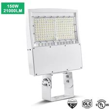 LED Shoebox Fixture 150Watt Replace 500W MH Parking Lot Area Pole Light 5000K UL