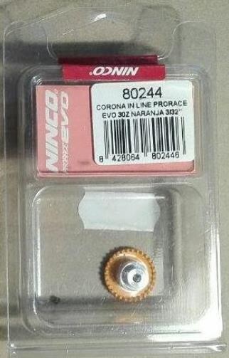 Ninco ProRace EVO corona alu 30z 80244 Scalextric SCX OSC GOM MSC Scaleauto NSR