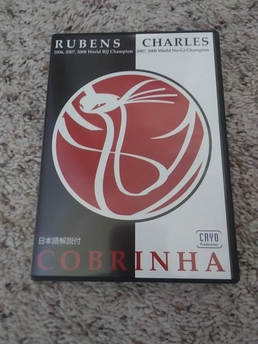 Ruben Charles Cobrinha bjj grappling jiu jitsu DVD RARE