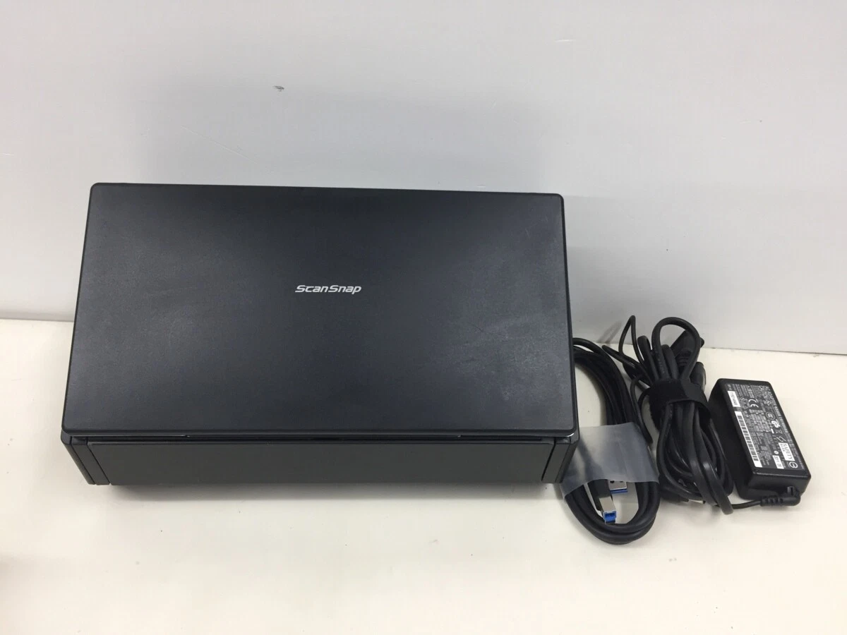 Fujitsu ScanSnap iX500 Color Image Document Scanner AC Adapter Black Working