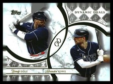 2024 TOPPS DYNAMIC DUALS Baseball YANDY DIAZ/BRANDON LOWE #29