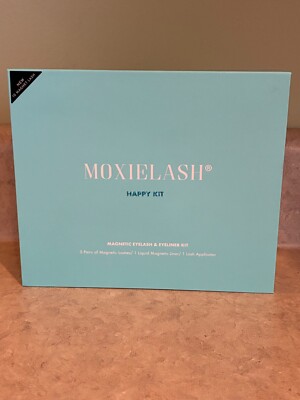 NIB Womens Moxielash Happy Kit Magnetic Eyelash & Eyeliner Kit