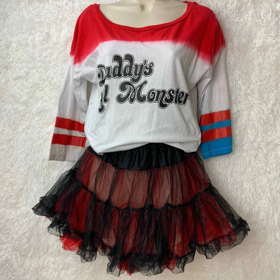 Tutu 红色和黑色衬裙 均码 适合 最弹性 腰部 Spirit 万圣节 — 第 3/4 张图片