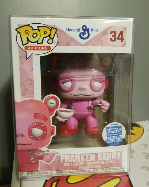 ð¥#34 Funko POP! Ad Icons FRANKEN BERRY Cereal & Spoon Vinyl Figure - EXCLUSIVE | eBay