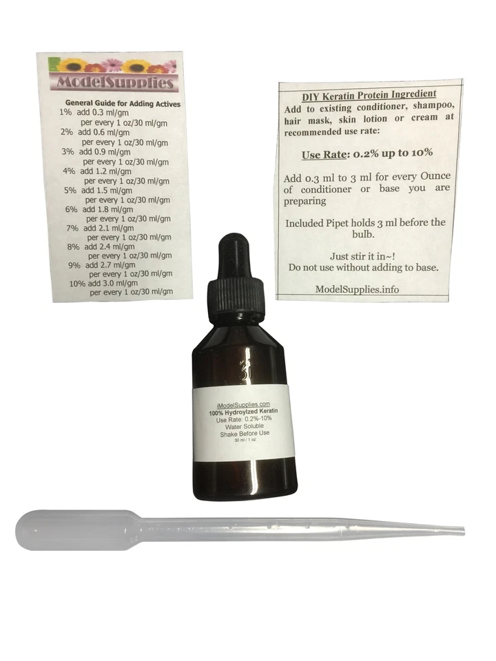 100% Keratin 30ml 1oz Keratina Pure Alpha Diy ingredient Healthy hair treatment - Image 3 of 4