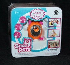 WowWee Selfies in a Snap Snap Pets Portable Bluetooth Camera-Pink/Orange