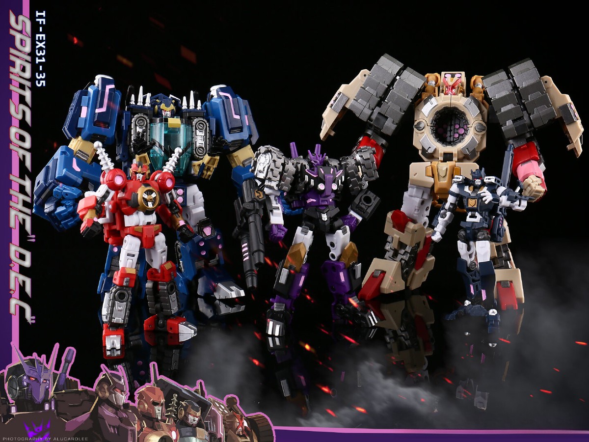 5 Pcs/Set IronFactory IF-EX31-35 SPIRITS OF THE D.E.C 1/24