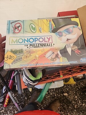 Monopoly for Millennials Millenials Edition Board Game Factory Sealed by Hasbro
