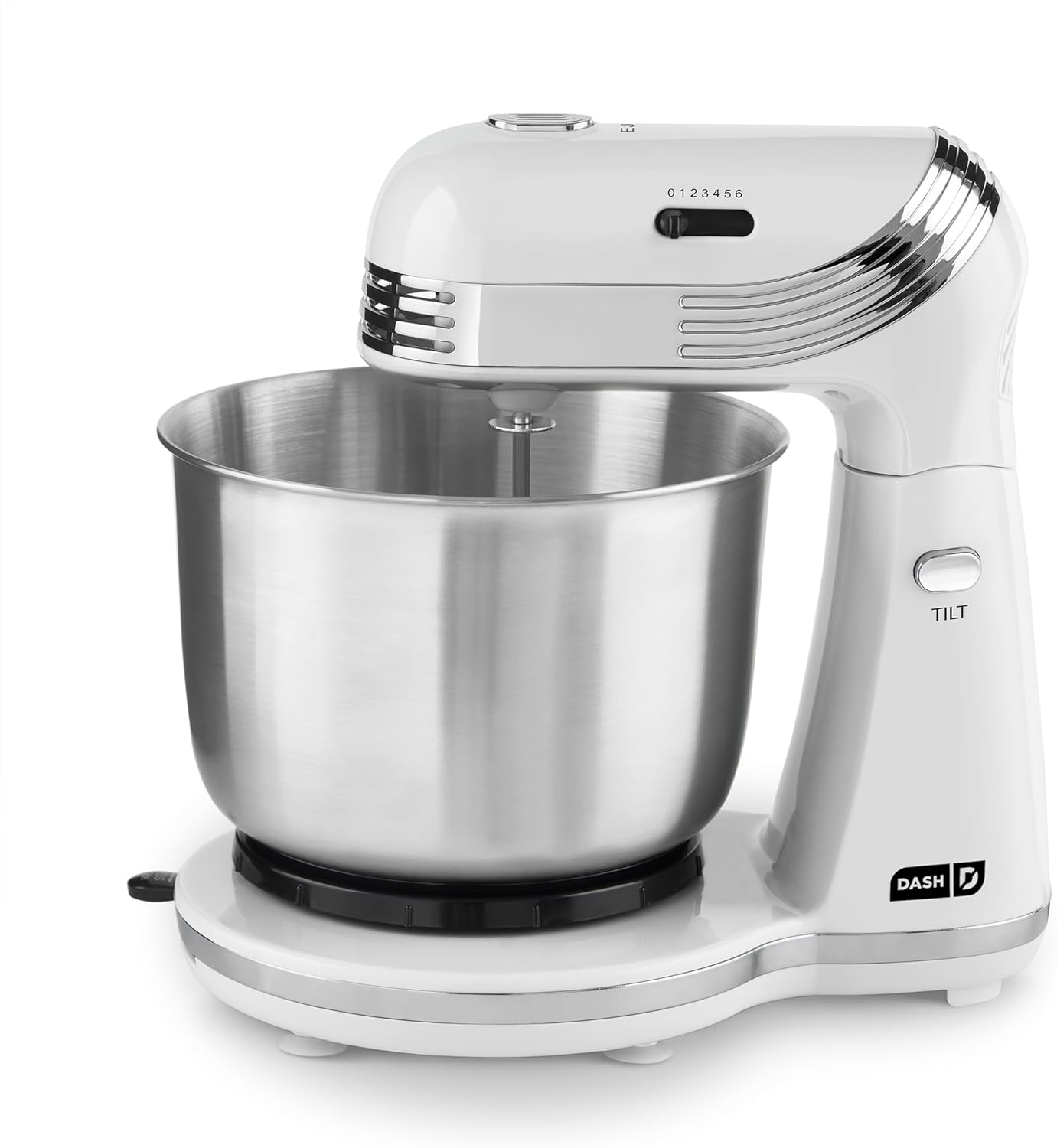 6-Speed Stand Mixer with 3-Quart Stainless Steel Bowl for Everyday Baking-image