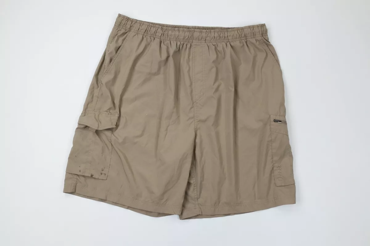 Vintage Reebok Mens 2XL XXL Distressed Spell Out Ripstop Cargo
