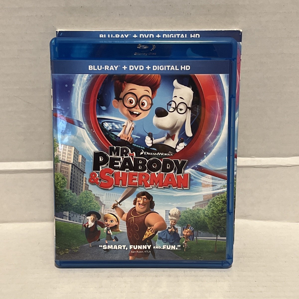 Mr. Peabody Sherman (Blu-ray/DVD, 2014, 2-Disc Set, Includes