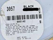 Alpha Wire 3057 #16awg Tinned Copper Hook Up Wire 300V 105C UL-1569 BLACK /50ft