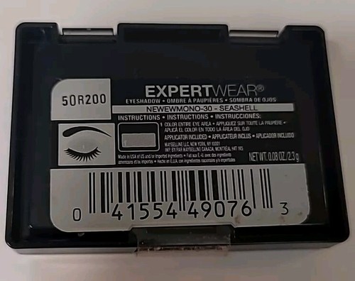 Sombra de ojos Maybelline New York Expert Wear, maquillaje de ojos 30S Seashell nuevo/sellado - Imagen 7 de 9