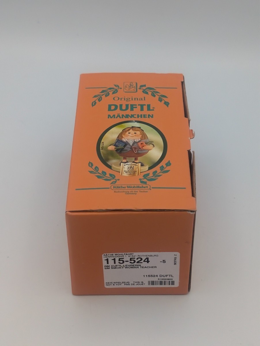 Original Duftl Mannchen By Artist Kathe WohlFahrt Smoky Teacher