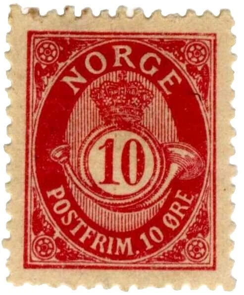 Ligeramente con bisagras VARIOS COLORES sellos de Noruega