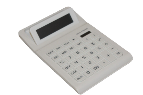 Calcolatrice tascabile XXL 12 cifre calcolatrice da tavolo batteria dual-power solare 21x14 cm - Foto 1 di 4