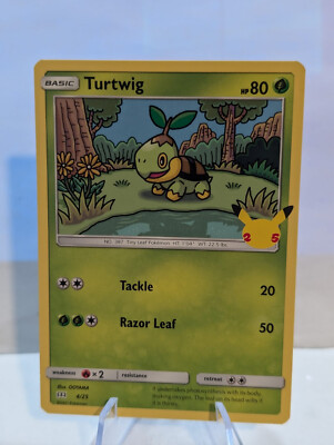 turtwig pokemon card mcdonalds 4/25 Holo (McDonalds Collection 2021) + 1x TitanCards Toploader Toys & Games OOYAMA McDonalds 25th Anniversary Promos Singles Turtwig - 4/25 - McDonald's