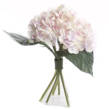 Factory Direct Craft Artificial Hues of Spring Pastel Tipped Hydrangea Bouq