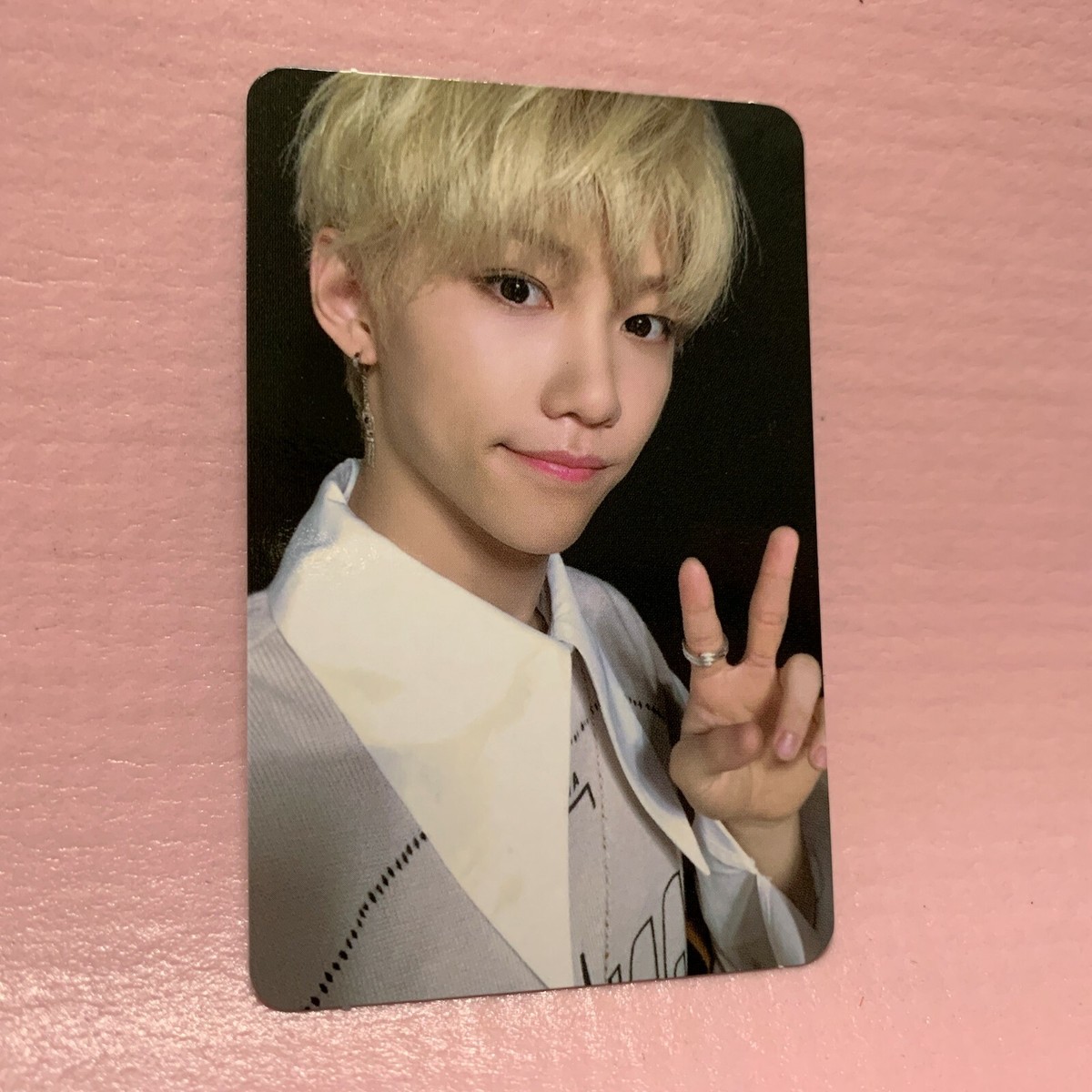 STRAY KIDS FELIX Official QR PHOTOCARD Clé 2:Yellow Wood