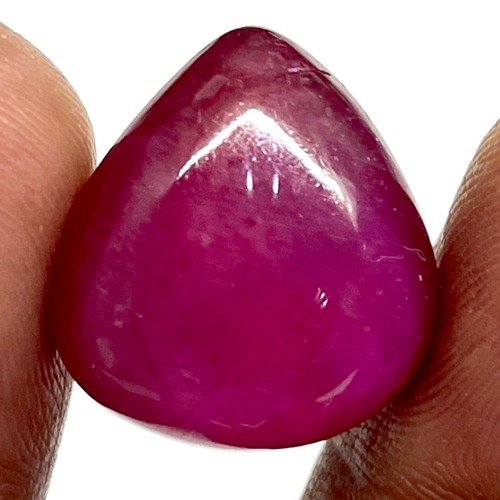 34.19 Cts Certified Natural Ruby Stunning Red Ring Size Loose Cabochon Gemstone