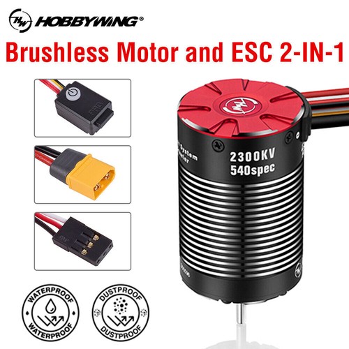 HobbyWing 2IN1 RC 2300KV Brushless Motor 60A ESC Combo for 1/10 for Crawler Car - Picture 3 of 14