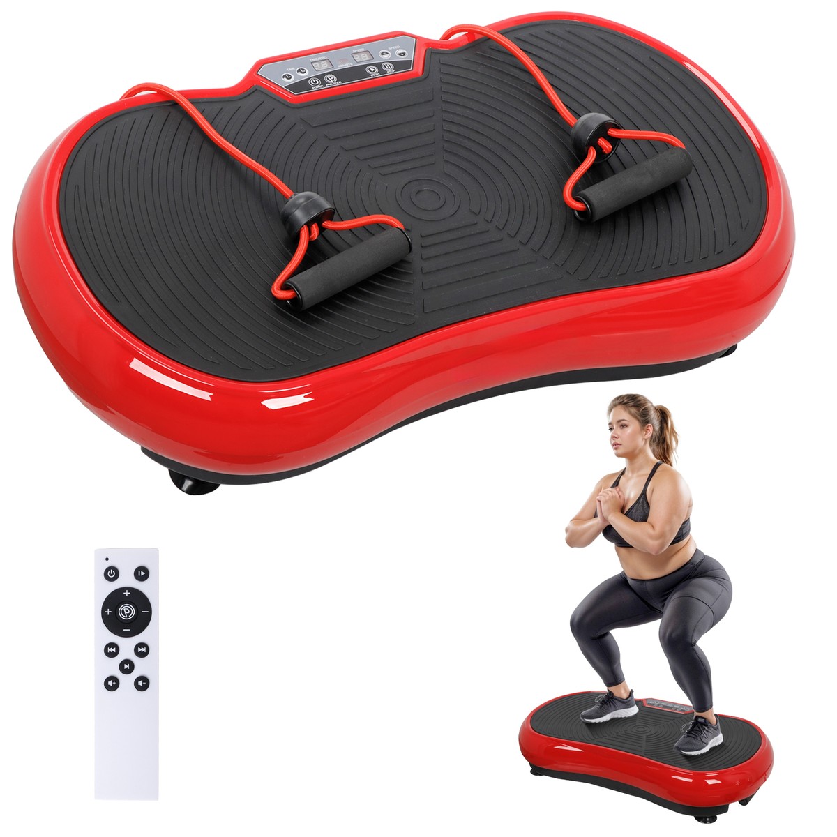 Vibration Plate Fitness Platform Exercise Machine Full Body Shaker for  Sport Gym