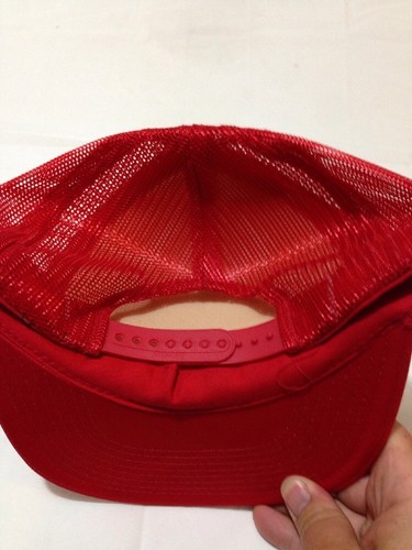 Vintage Red C And M Body Shop Snapback Trucker Ford Model T Nylon Mesh Hat - Picture 2 of 3