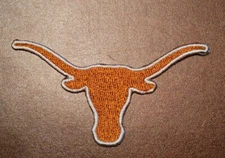 Texas Longhorns 3”X2” Iron On Embroidered Patch FREE Shipping!!