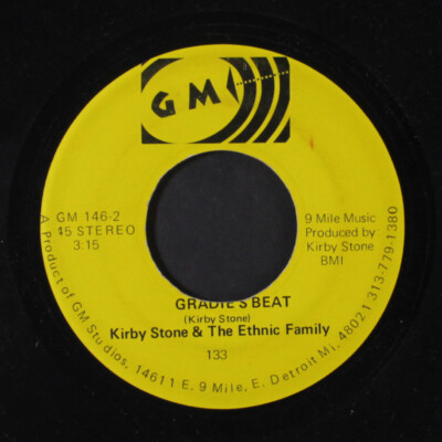 KIRBY STONE & ETHNIC FAMILY: gradie's beat / god bless archie bunker GM Studios
