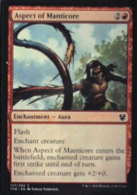 Aspect of Manticore - Theros Beyond Death: #127, Magic: The Gathering Nm R242
