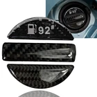 Real Carbon Fiber Gas Tank Cap Fuel Filler Cover Gel Trim Sticker #5