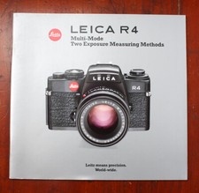 LEITZ LEICA R4 SALES BROCHURE/126463
