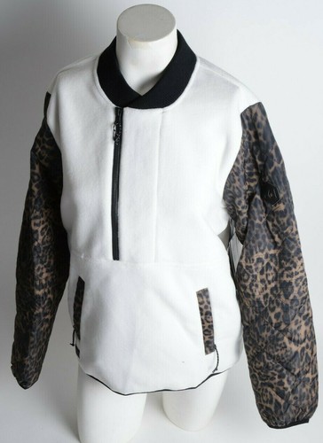 2021 NWT WOMENS VOLCOM POLARTEC BOMBER JACKET $110 S Bone standard fit - 第 1/7 張圖片